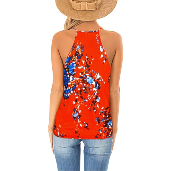 Aokosor Womens Deep V Neck Wrap Spaghetti Strap Tank Tops - Picture 2 of 2